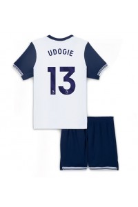 Fotbalové Dres Tottenham Hotspur Destiny Udogie #13 Dětské Domácí Oblečení 2024-25 Krátký Rukáv (+ trenýrky)